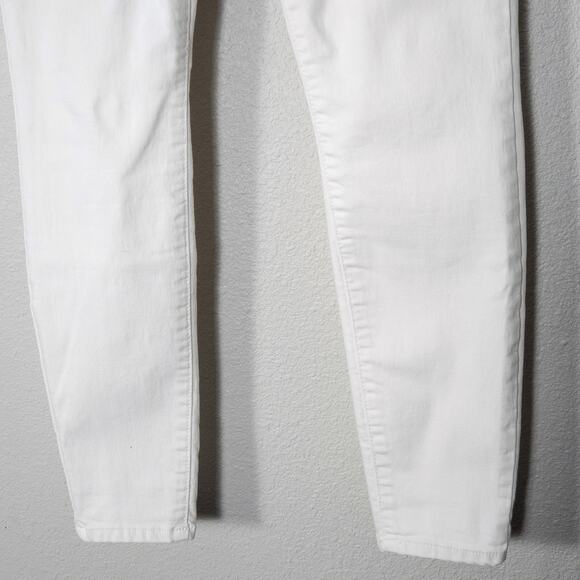 Wax Jean Women’s White Jeans Minimalist Capsule Wardrobe Stretch 3-Button Sz 31 - Picture 6 of 10